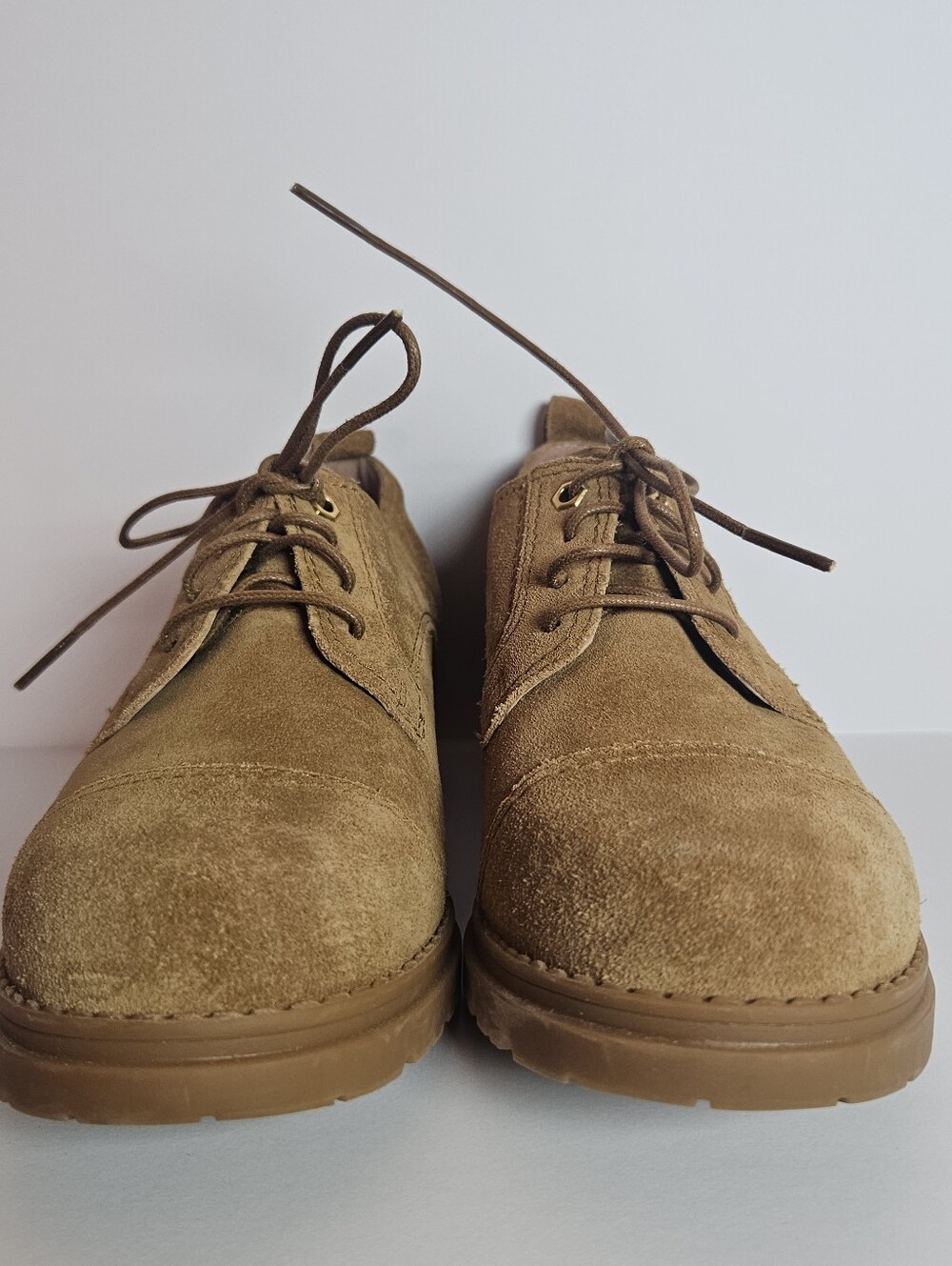 Womans Suede Casual Derby Shoes - Brown Cole Haan